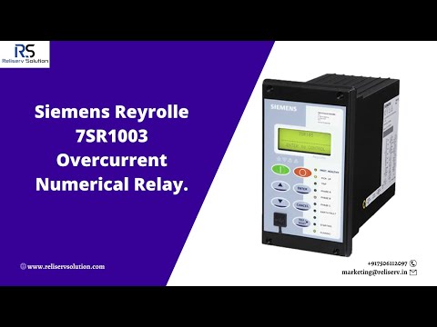 Siemens 7SR1003 Over Current Protection Numerical Relay