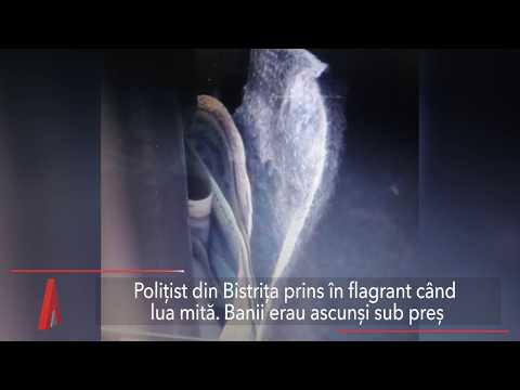 Stiri Mediafax 16 Octombrie - Poliţist din Bistrița prins în flagrant când lua mită
