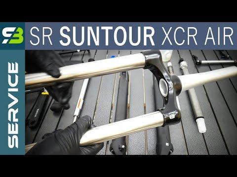 Finally! SR Suntour XCR Air LOR Suspension Fork Service. FULL Overhaul.