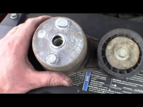 Duramax serpentine belt replacement, tensioner replacement, idler pully replacement