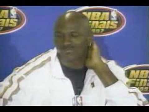 1997 NBA Finals - Michael Jordan Press Conference After Game 1