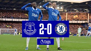 PREMIER LEAGUE HIGHLIGHTS: EVERTON 2-0 CHELSEA