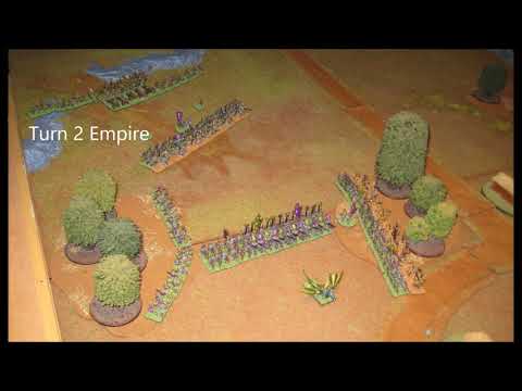 Warmaster Battle Report Empire vs Vampires 2000 pts