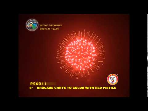 SS150CH03 - 6 INCH SHELL - WIZARD FIREWORKS - PS6011