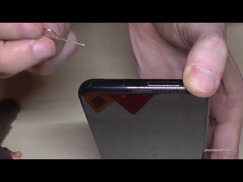 Huawei P Smart Z: How to insert the microSD card. Installation of the micro SD