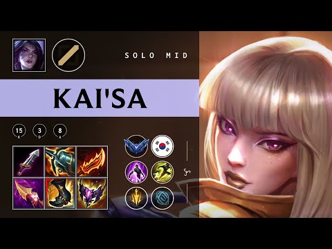 Kai'Sa Mid vs Xerath - KR Diamond Patch 25.24