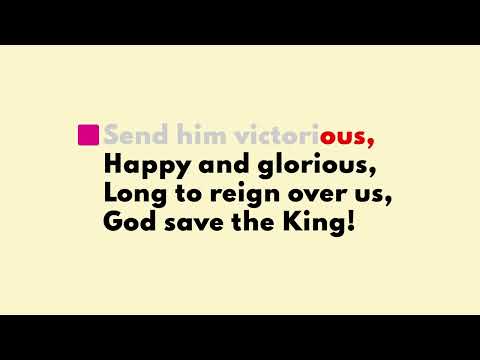 "God Save The King" UK National Anthem for the coronation of King Charles III