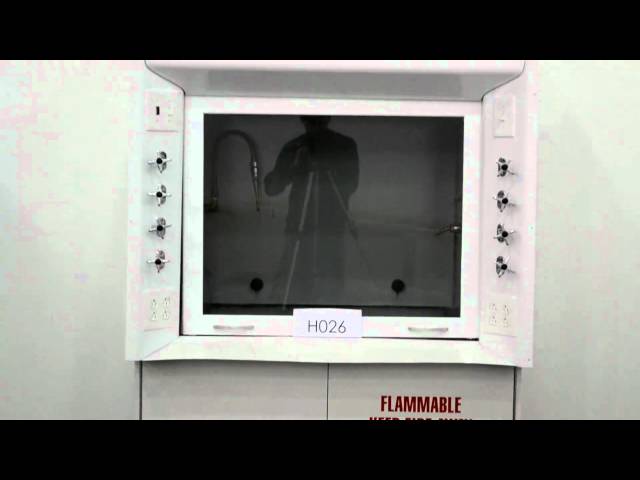 4′ Kewaunee Fume Hood with Flammable Base Cabinets Fisher Hamilton