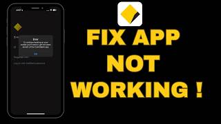 How to Fix CommBank App Not Working 2026 !