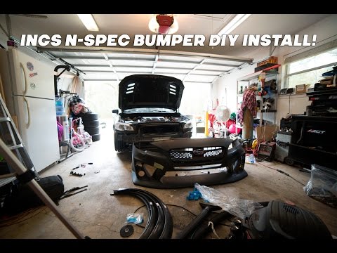 2015 Subaru WRX INGS N Spec Aftermarket Front Bumper DIY Install