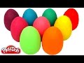Aprende los Colores con 9 Huevos Sorpresas Coloridos