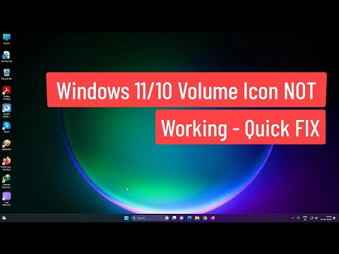 Windows 11 / 10 Volume Icon NOT Working - Quick Fix