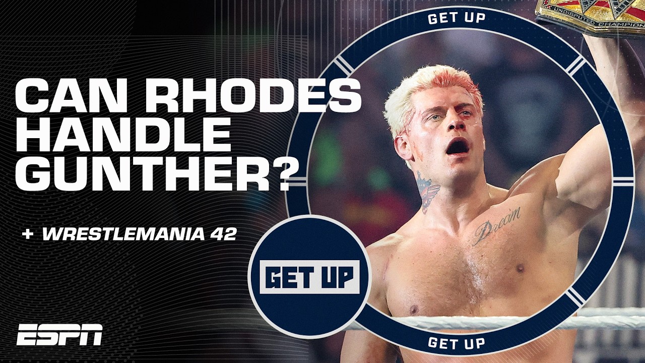 Cody Rhodes on his match against Gunther: I'm not real worried about him 👀 | Get Up