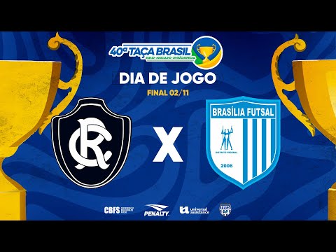 Taça Brasil Sub20 Masc. Especial |  Clube do Remo x Brasília | Final | Ao Vivo