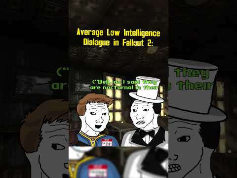 Average Low Intelligence Dialogue in Fallout 2 #fallout #memes #shorts