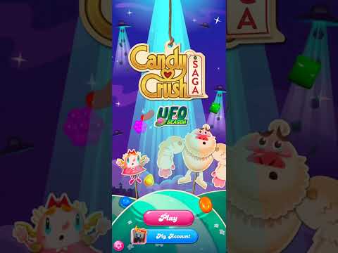 Candy crush saga New Frontpage and New tune || UFO season in candy crush saga
