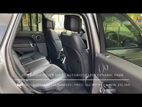 2019 Range Rover Sport Autobiography Dynamic P400e