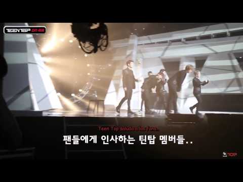 【SUB ESP】140912 TEEN TOP On Air, primer comeback en un año - Backstage