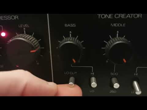 Roland SIP 301 bass guitar pre-amp / Quick demo