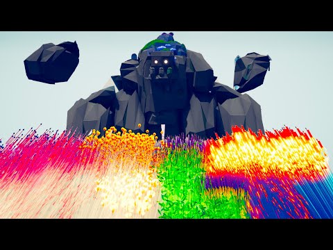 STONE GIANT vs 5x EVERY GOD | TABS - Totally Accurate Battle Simulator