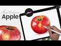 How To Draw An Apple • Procreate • Easy iPad Art Tutorial