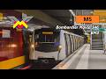 Bucharest Metro Bombardier Movia 346 BM2 Trains On M5 Line