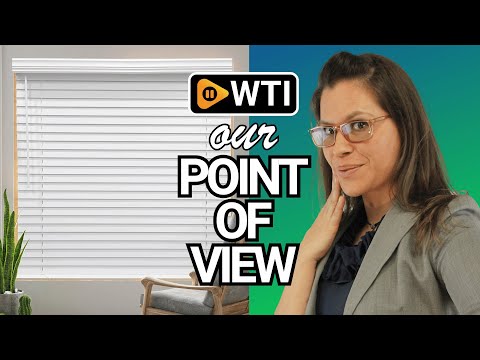 Cordless Faux Wood Blinds 23"" W x 36"" H - WTI product video review
