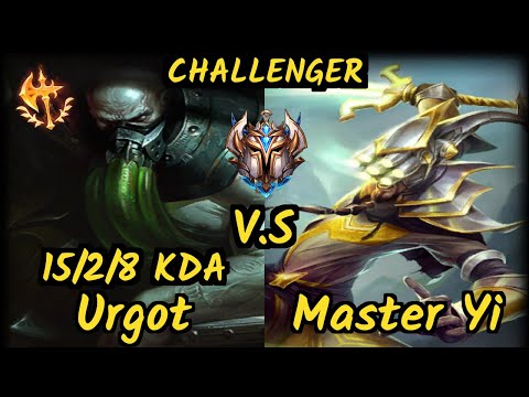 styllEE (URGOT) vs MASTER YI - 15/2/8 KDA JUNGLE CHALLENGER GAMEPLAY - EUW