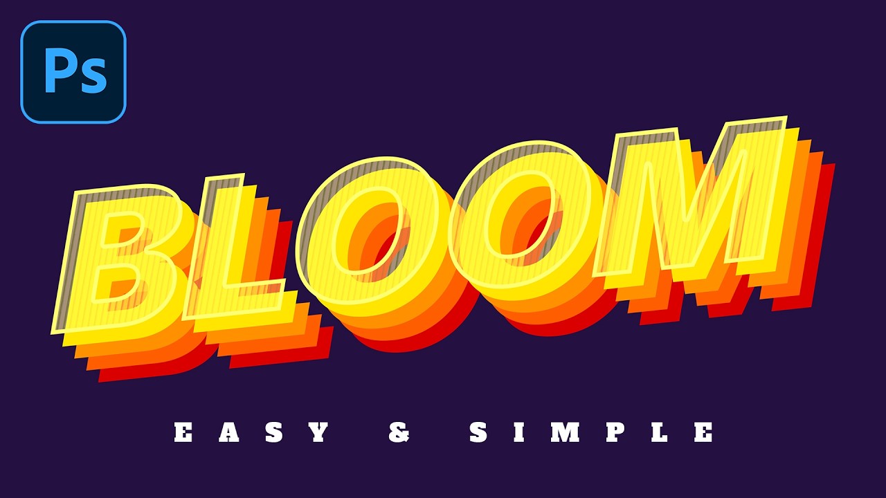 Create a Simple 3D Text Effect in Photoshop You Need to Try!