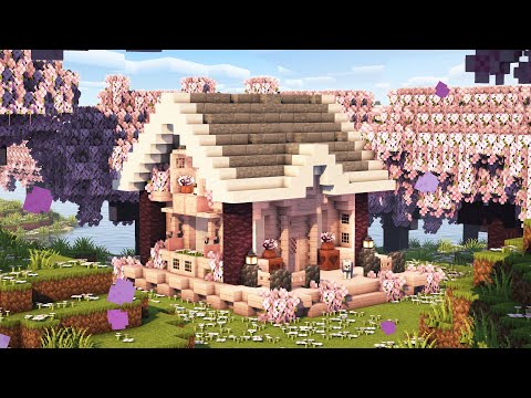 MCram - ⚒️ Minecraft | How to Build a Cherry Blossom House 🌸