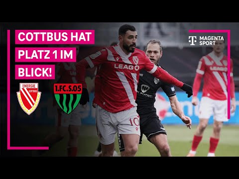 FC Energie Cottbus – 1. FC Schweinfurt 05, Highlights mit Live-Kommentar | 3. Liga | MAGENTA SPORT