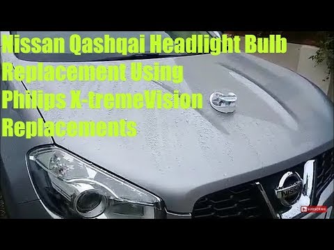 Nissan Qashqai Headlight Bulb Change Using Philips X-tremeVision Replacements