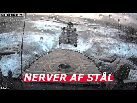 Danish Defence MH-60R Seahawk bad weather landing