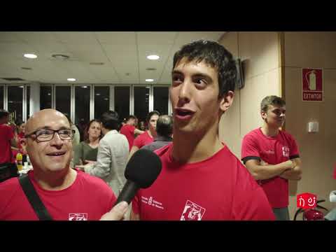 Reconocimiento a los logros deportivos en la Fundación Miguel Induráin Fundazioa