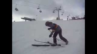 preview picture of video 'Typowa wywrotka na nartach w Białce Tatrzańskiej'