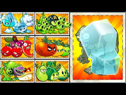 PvZ 2 Random Team Plants Vs Team Frozen Gargantuar - Which Team Plant 's Best?