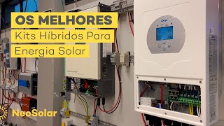 Kits Híbridos - Opções e Autonomia para Backup I Inversor Híbrido On Grid Deye I NeoSolar