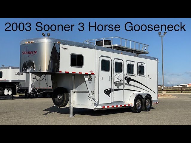 Preview image of Sooner 3 Horse Gooseneck youtube video
