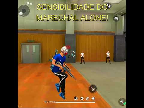 SENSIBILIDADE DO MARECHAL ALONE!  #shorts #freefire #sensibilidade