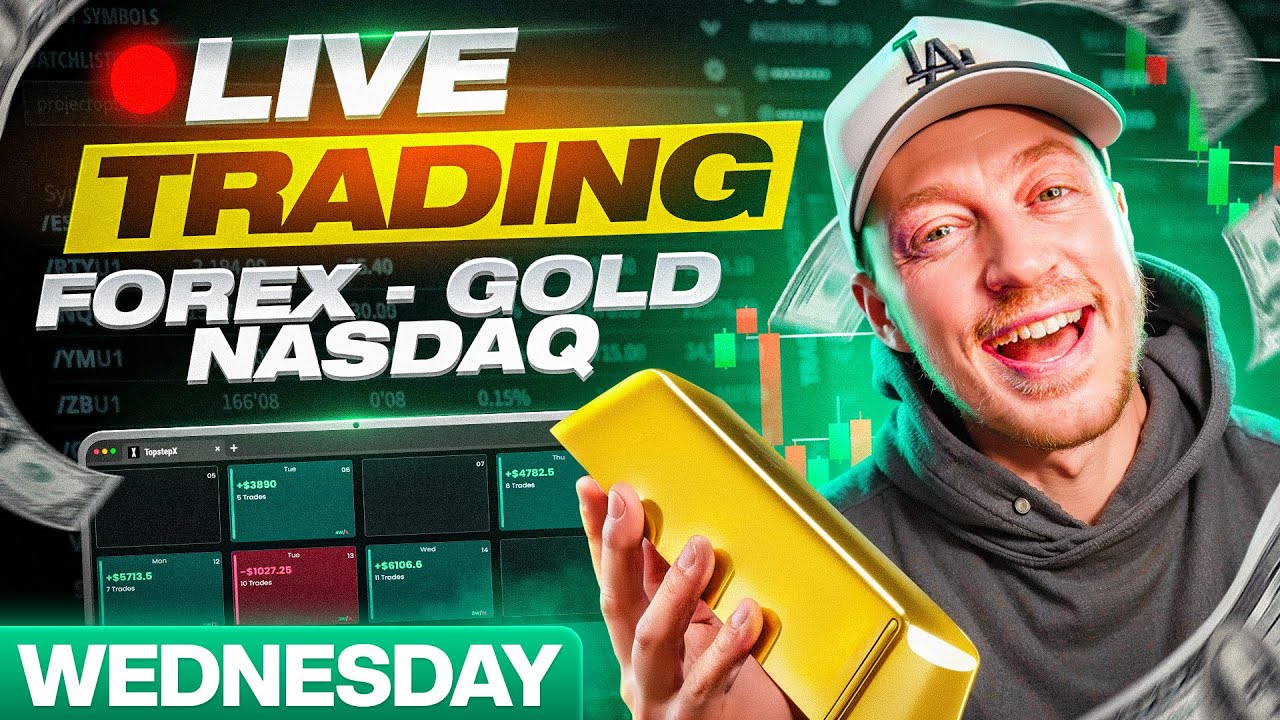 Live Trading Forex, Gold, And Nasdaq (Last STREAM of the WEEK!)