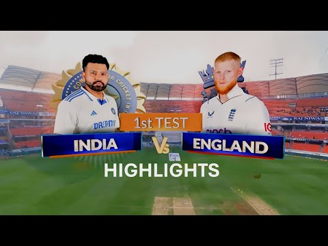 IND V ENG 2024, 1ST TEST MATCH HIGHLIGHTS | India vs England Test Match Series 2024