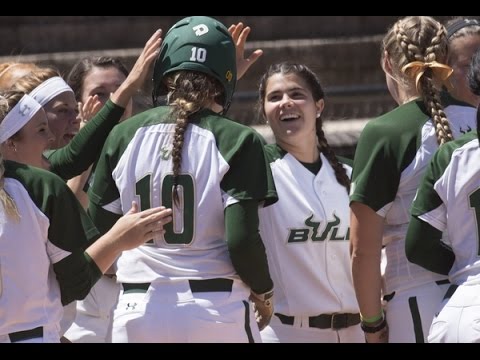 2016 American Softball Championship Semifinal Highlights - USF 4, Houston 1