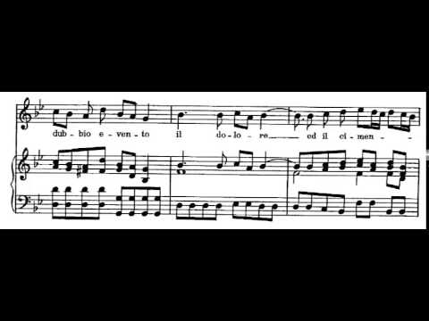 Qual Guerriero In Campo Armato (Idaspe - Broschi) Score Animation