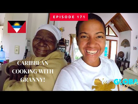 Caribbean Cooking w Granny - Pepperpot Recipe (Antigua & Barbuda) VLOG | Global Gyal | Episode 171