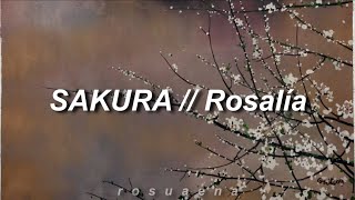 ROSALÍA - SAKURA (English Lyrics + Letra)