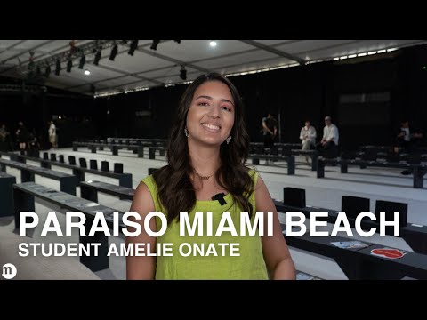 Amelie Onate at Paraiso Miami Beach: M.A in Fashion & Luxury Brand Management