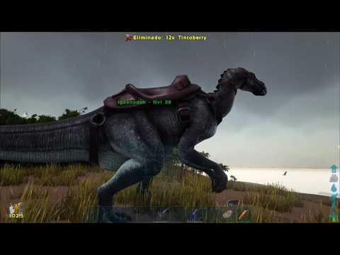 Ark Survival Evolved: Guia para empezar #38 Tameo de  Iguanodon y sus habilidades(1)