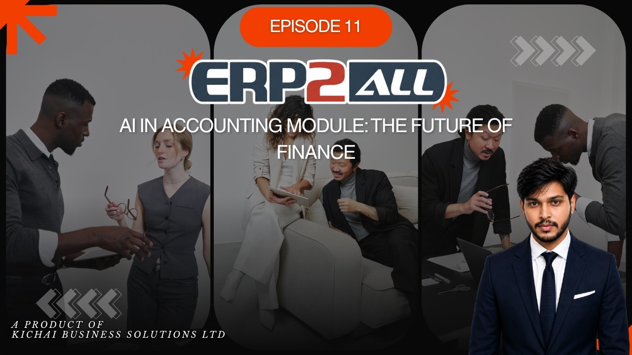 AI in Accounting module of ERP2ALL: The Future of Finance with captions