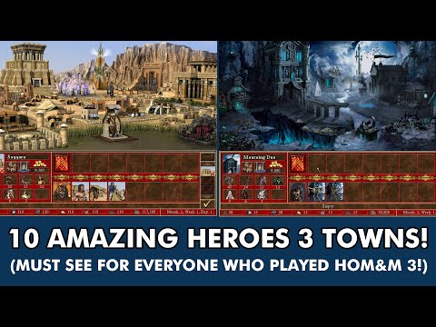 10 New Heroes Of Might and Magic 3 Towns You probably Never Seen!