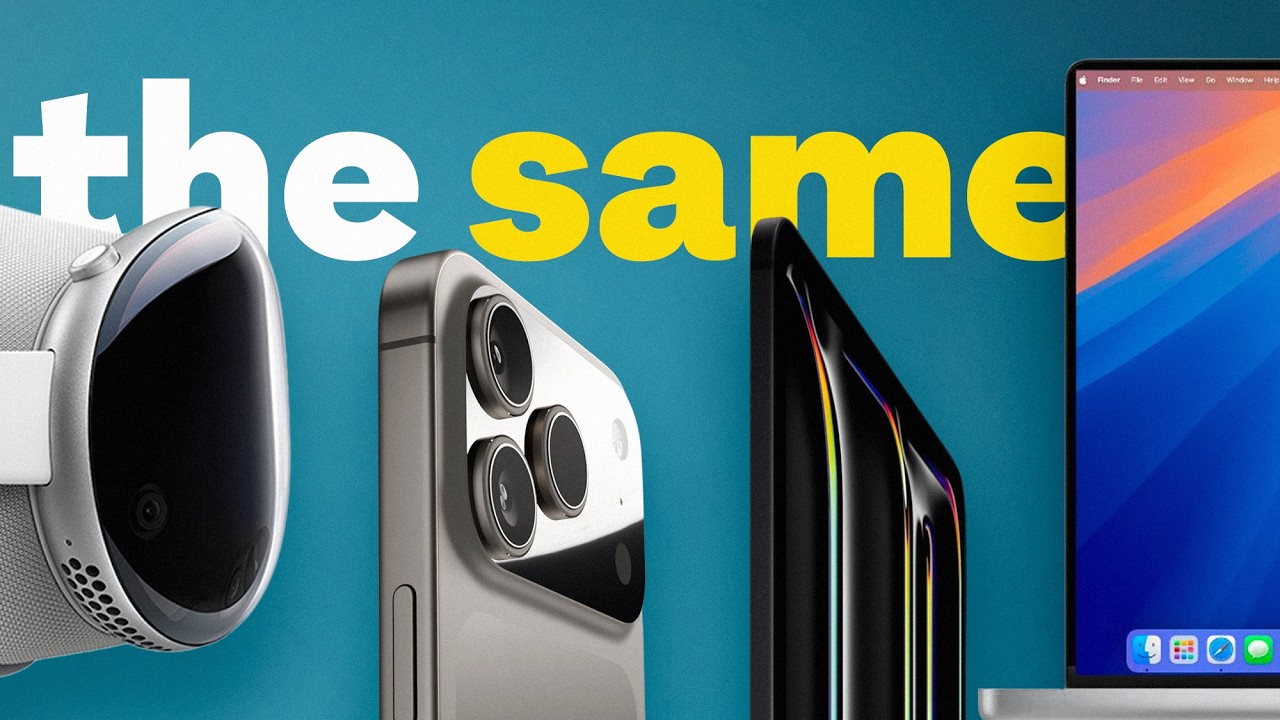 every Apple device is the same device...